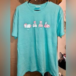 NWOT TEDDY FRESH TSHIRT. SLEEP. EAT. WORK. DIE.